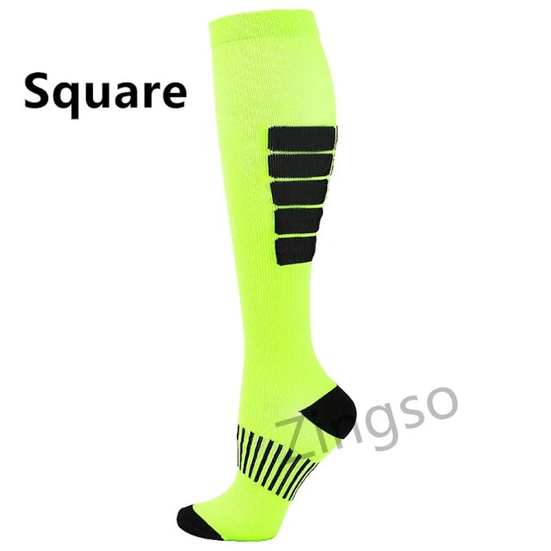 Running Compression Socks Stockings 20-30 Mmhg Men Women Sports Socks for Nursing Rugby Marathon Cycling Football Varicose Veins