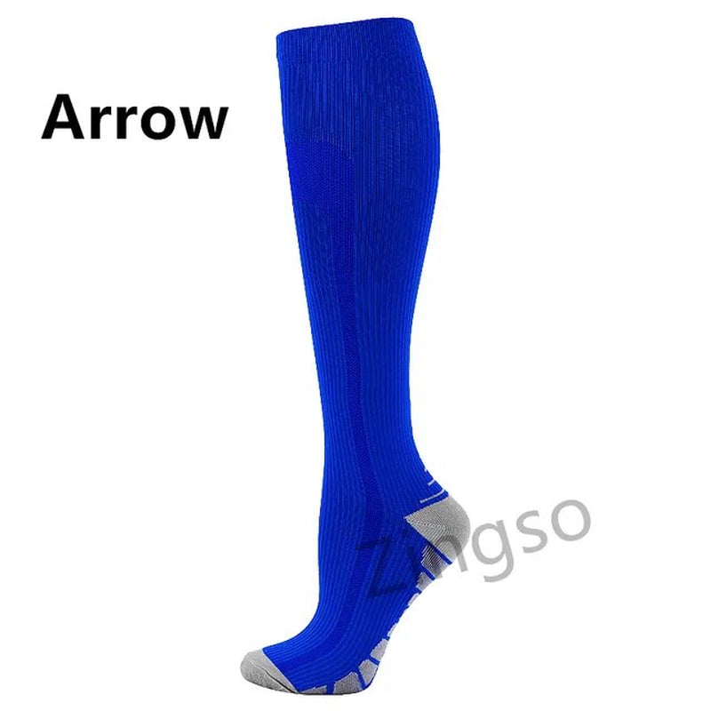 Running Compression Socks Stockings 20-30 Mmhg Men Women Sports Socks for Nursing Rugby Marathon Cycling Football Varicose Veins