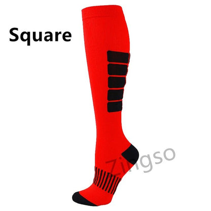 Running Compression Socks Stockings 20-30 Mmhg Men Women Sports Socks for Nursing Rugby Marathon Cycling Football Varicose Veins