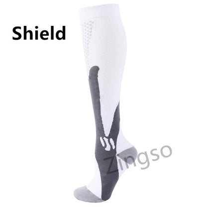 Running Compression Socks Stockings 20-30 Mmhg Men Women Sports Socks for Nursing Rugby Marathon Cycling Football Varicose Veins