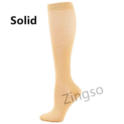 Running Compression Socks Stockings 20-30 Mmhg Men Women Sports Socks for Nursing Rugby Marathon Cycling Football Varicose Veins