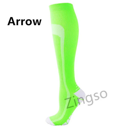 Running Compression Socks Stockings 20-30 Mmhg Men Women Sports Socks for Nursing Rugby Marathon Cycling Football Varicose Veins