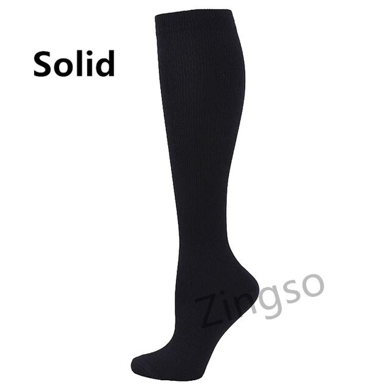 Running Compression Socks Stockings 20-30 Mmhg Men Women Sports Socks for Nursing Rugby Marathon Cycling Football Varicose Veins