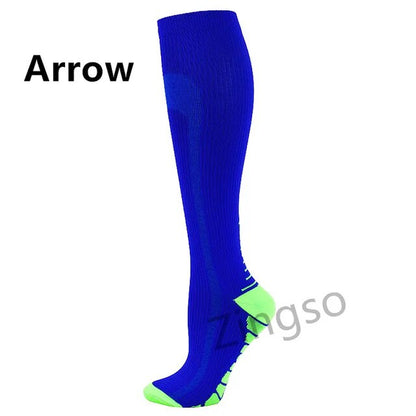 Running Compression Socks Stockings 20-30 Mmhg Men Women Sports Socks for Nursing Rugby Marathon Cycling Football Varicose Veins