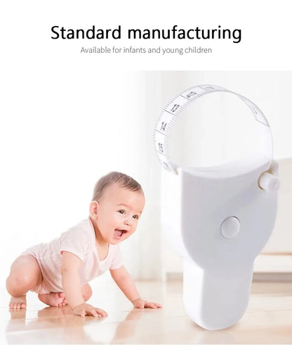 Automatic Telescopic Measuring Tape 150Cm/60 Inches Double-Sided Soft Measure Ruler for Body Waist Chest Leg Sewing Tailor Tapes