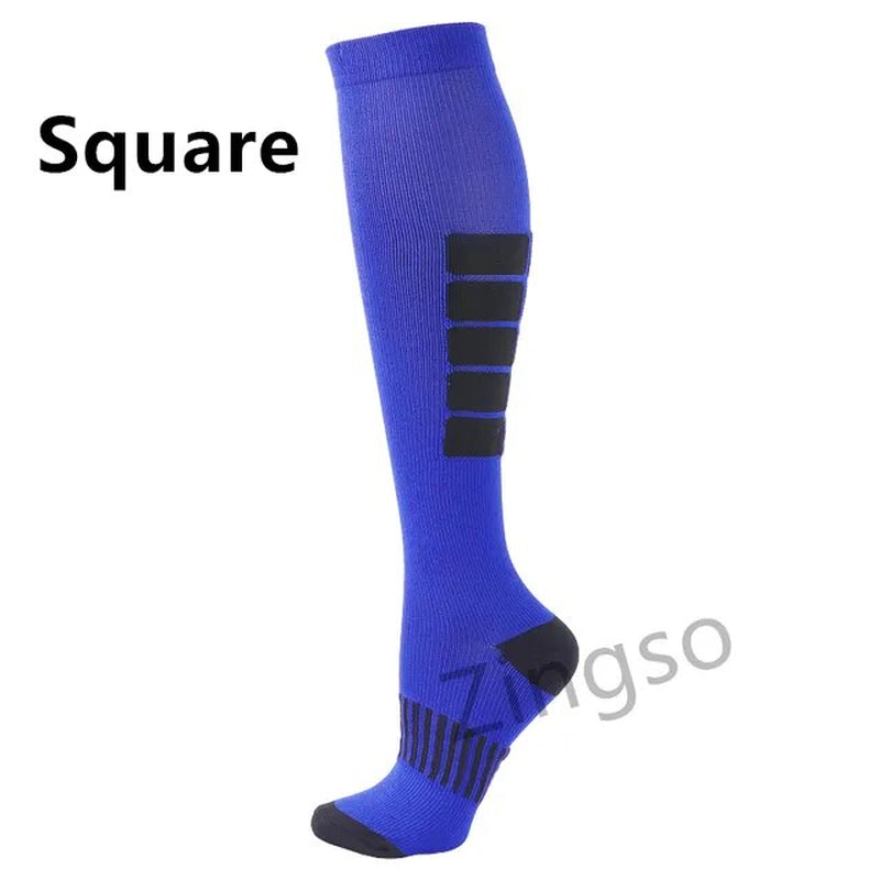 Running Compression Socks Stockings 20-30 Mmhg Men Women Sports Socks for Nursing Rugby Marathon Cycling Football Varicose Veins