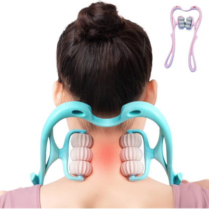 Neck Massager Pressure Point Therapy Neck Massageador Massagem Relieve Hand Roller for Neck Handheld Shoulder Aids